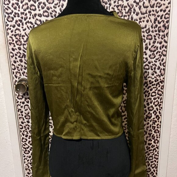 Green Zara Top - Picture 2 of 3